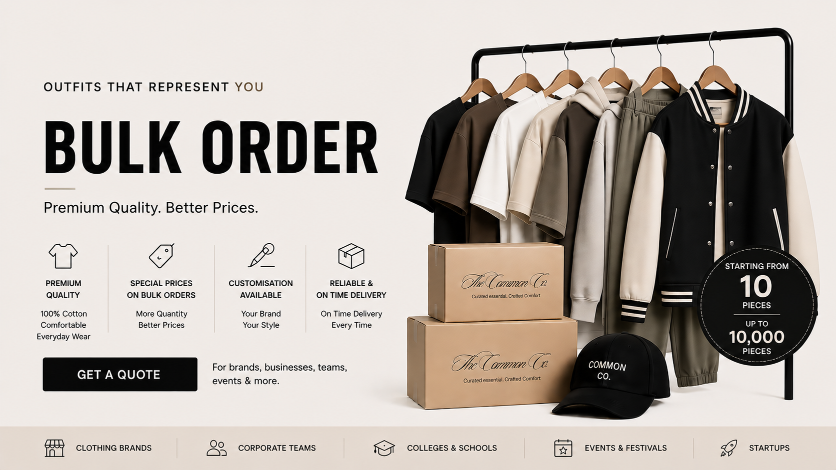 Bulk Order Banner
